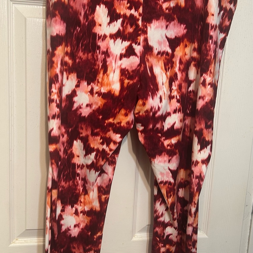 Terra & Sky Vibrant Tie-Dye Leggings. Size 3X